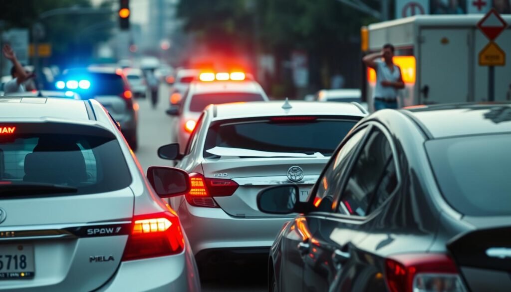 reportar un accidente de tráfico